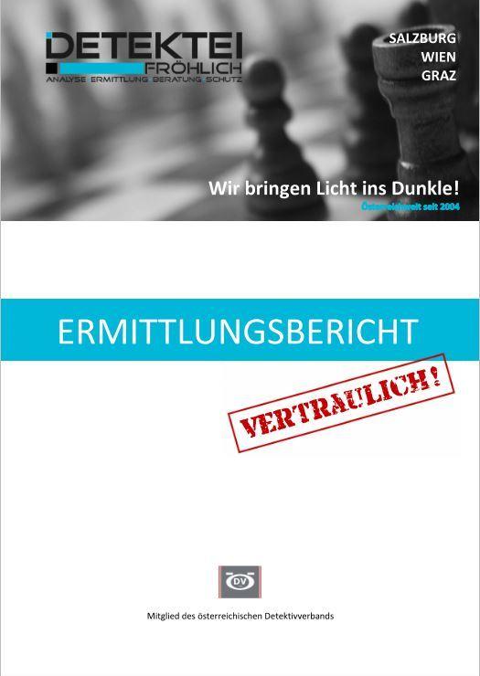 Detektiv Ermittlungsbericht